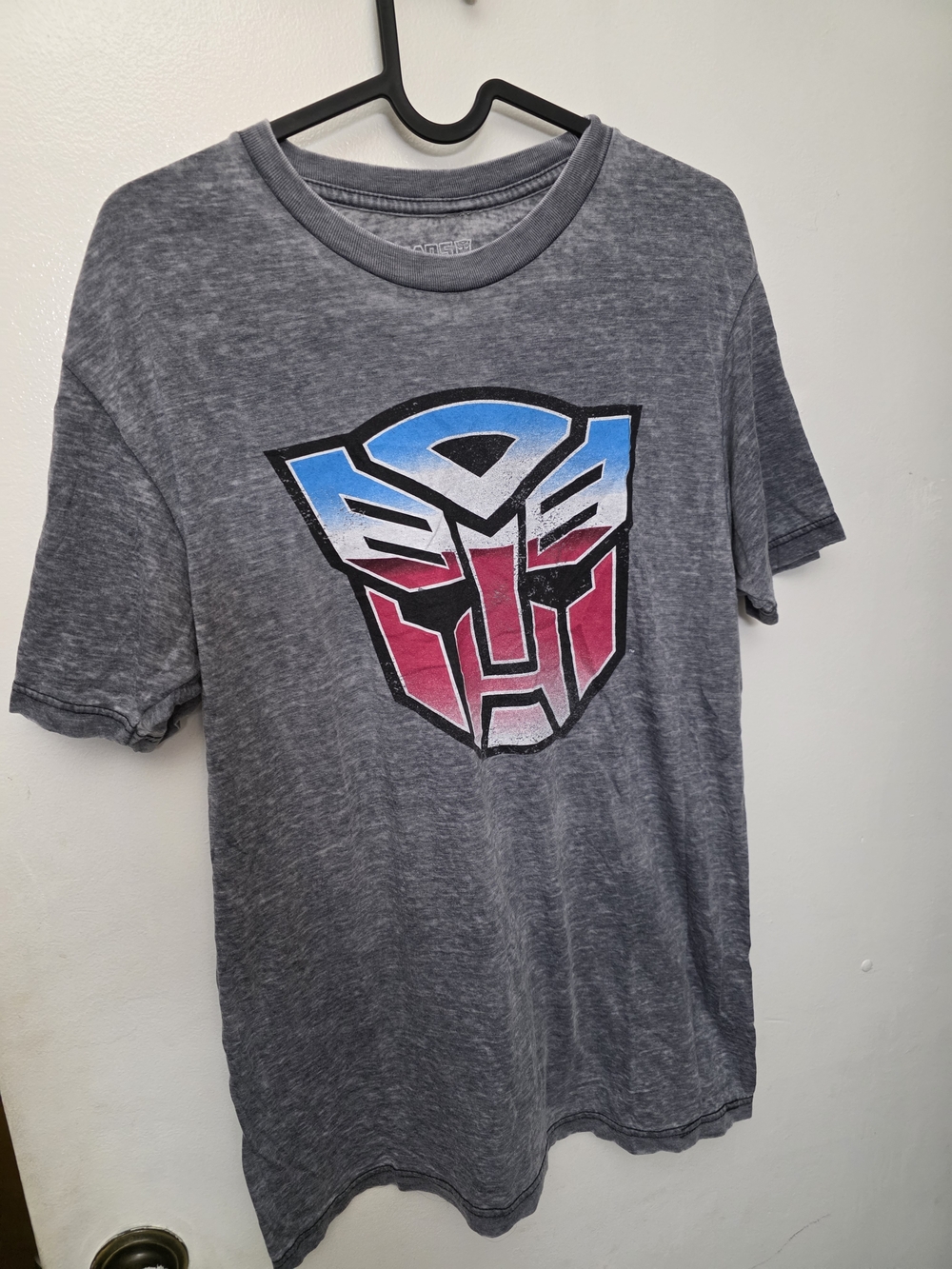 Transformers Graphic Tee - Gray with White Logo